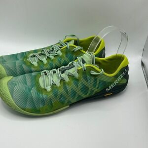 Merrell Barefoot Trail Glove 5 Womens 9 Green Geometric Vibram J12678 Shoes